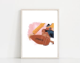 Toy Story print - Woody Name Boot