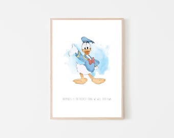 Donald wall art print