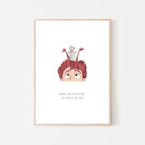 Anyone can cook - Ratatouille Wall Art Print