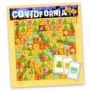 Covidfornia Print-and-Play Board Game