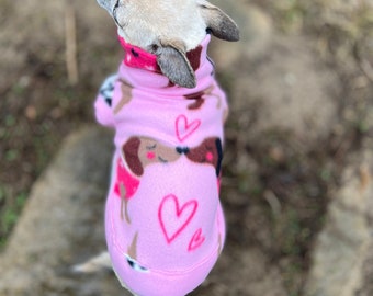 Chihuahua Fleece Sweater, Fits Other Small Dogs, Great Gift