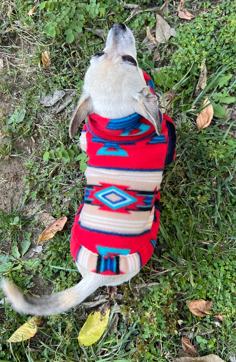 Chihuahua Fleece Sweater, Fits Other Small Dogs, Great Gift image 2