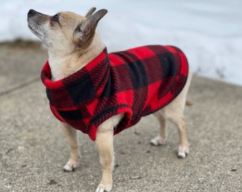 Chihuahua Fleece Sweater, Fits Other Small Dogs, Great Gift