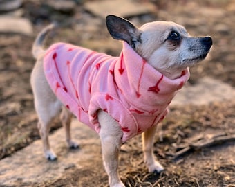Chihuahua Fleece Sweater, Fits Other Small Dogs, Great Gift