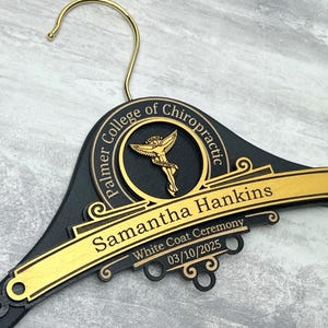 Gift for Chiropractic, White Coat Hanger, Medical Student Gift, Medical School Graduation, 1st White Coat Hanger, First White Coat Gift