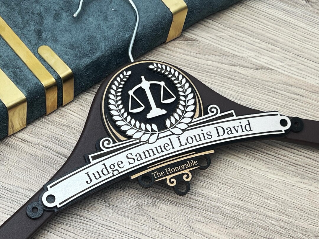 Personalized Gift for Judge, the Law Suit Hanger, Investiture Ceremony ...