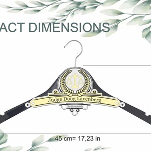 Personalized Hanger for Judge, Gift for Judge, Christmas Gift, Custom ...