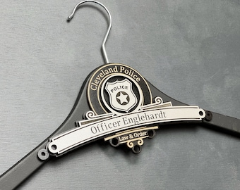 Police Academy Graduation Gifts, Personalized Police Officer Gifts, Cop Gifts, Gift for Police Officer, Judge Hanger, Law School Grad Gift