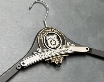 Police Academy Graduation Gifts, Personalized Police Officer Gifts, Cop Gifts, Gift for Police Officer, Judge Hanger, Law School Grad Gift