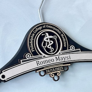 Gift for Osteopathic Doctor, White Coat Hanger, Medical Student of Osteopathic Medicine, 1st White Coat Hanger, First White Coat, OD