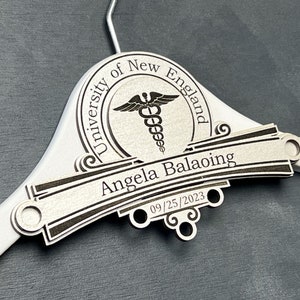 White Coat Hanger, Medical Student Gift, Gift for New Doctor, Medical School Graduation, 1st White Coat Hanger, First White Coat