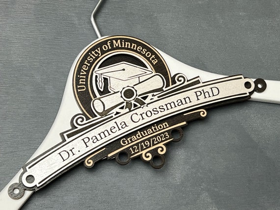 Personalized PhD Hanger, PhD Gift, Personalized PhD Graduation Gift, Doctorate Graduation Gift, Hooding Ceremony Gift, Doctoral Candidate