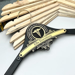 Medical Student Gift: White Coat Hanger, Personalized Gift for New Docto , 1st White Coat Gift, First White Coat Hanger, Christmas Gift