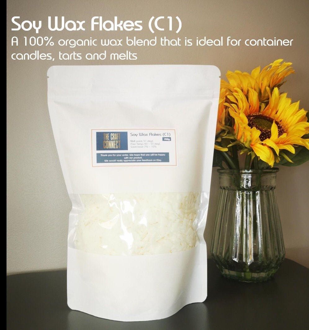 Soy Wax Flakes C1. 100 Organic Soy Wax Blend that is ideal Etsy
