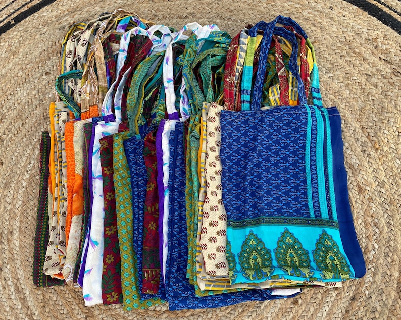handmade bag Shopping bags carry bag Silk gift bag Colourful bags, clothing gift bag Gift bag packaging bag