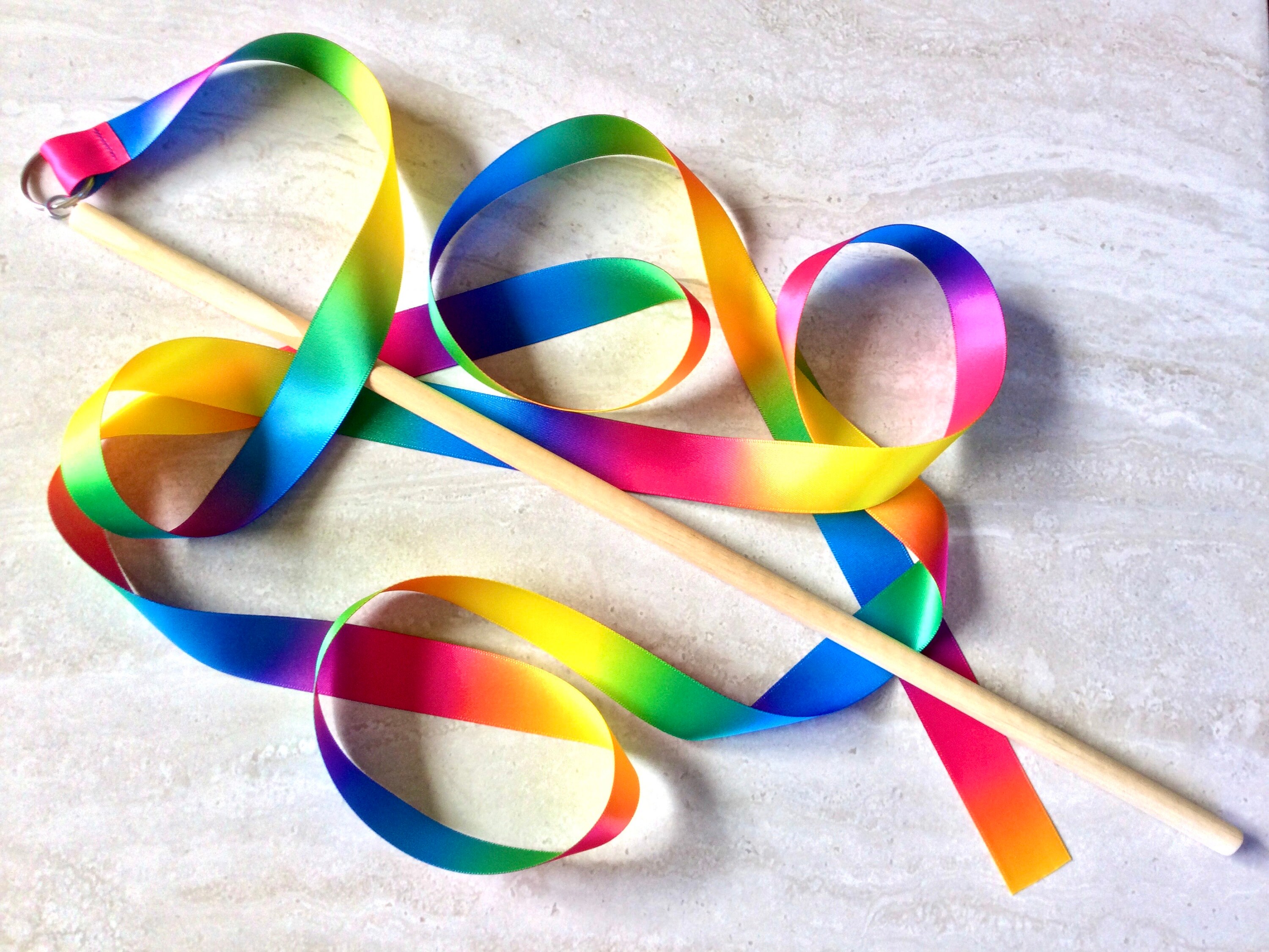 Dance with ribbon in City