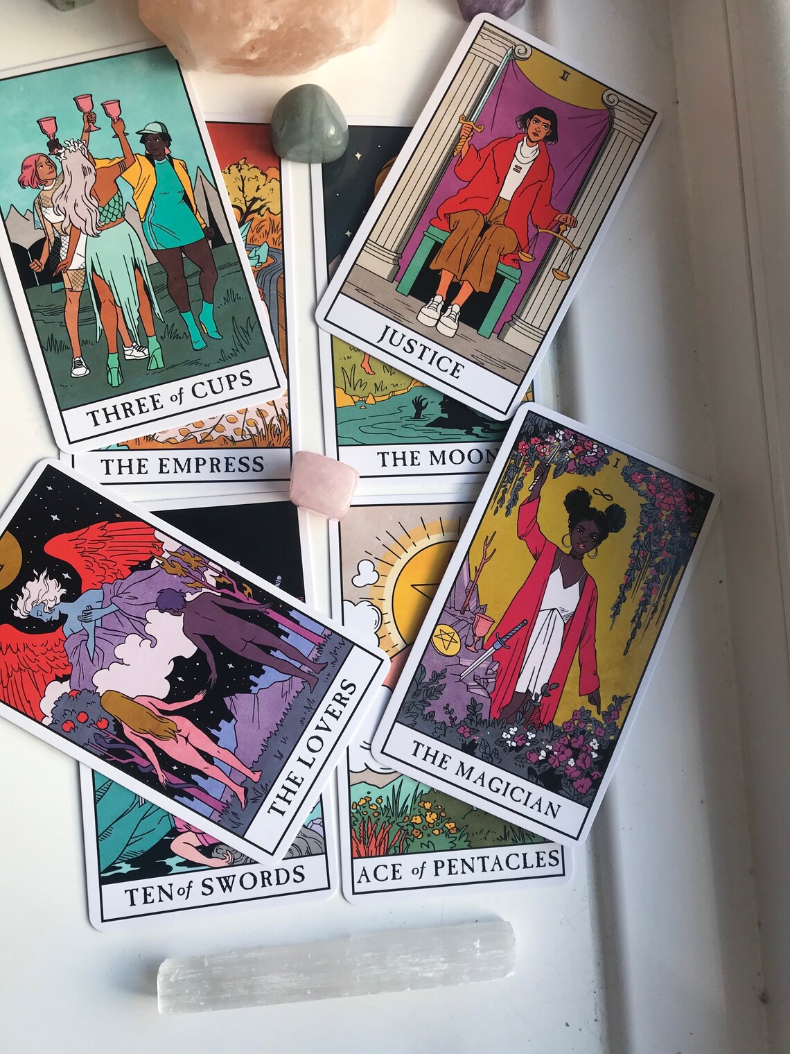 4 card pull tarot reading Etsy