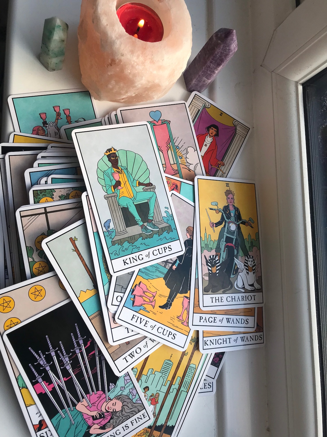 4 card pull tarot reading Etsy