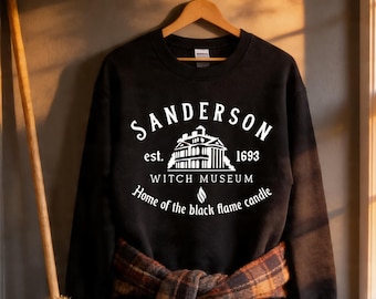 Halloween Sweatshirt: Sanderson Witch Museum - Soft Unisex Crewneck