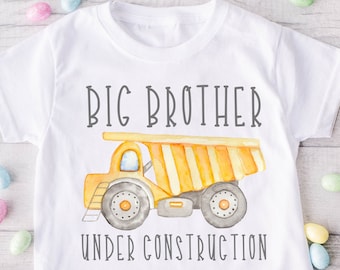 Big Brother Shirt, Big Brother Under Construction Shirt, Pregnancy Announcement Shirt, Sibling Shirt, Big Brother Outfit