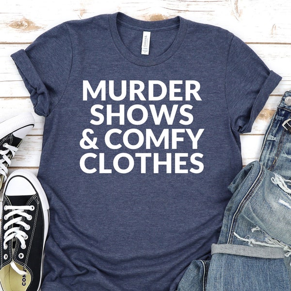 Murder Shows & Chemise à vêtements confortables, chemise Criminal Minds, chemise true crime, chemise confortable, chemise Criminal Minds, vêtements confortables.