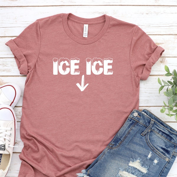 Ice Ice baby Pregnancy Shirt- Baby Announcement Mom To Be Shirt-pregnancy reveal  expecting shirt-Pregnant Shirt.