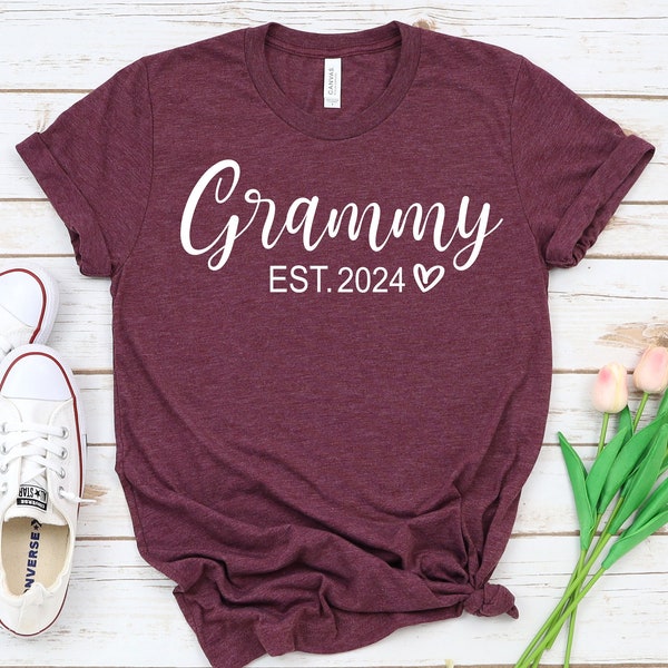 Grammy EST Shirt, Grammy Established Shirt, Grandma-life Shirt, Gift for Grammy, Grammy Gift, Grandma Shirt, Christmas Gift.
