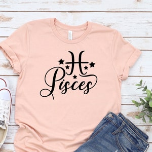 Pisces Zodiac Shirt, Pisces Gift, Pisces Shirt, Astrology, Leo Birthday, Zodiac Art Gifts, Birthday Shirt.