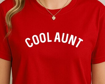 Cool Aunt Tee: Simple Statement Style - Unisex Fit