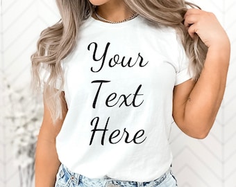 Personalized Text Shirt – Custom Unisex Tee
