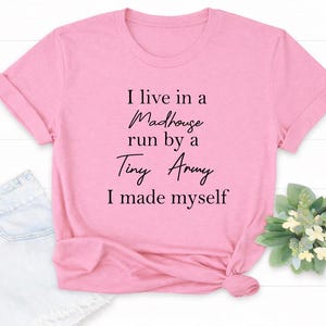 Tiny House Shirt, Minimalist Humor Tee, Small Living Quote T Shirt image 10