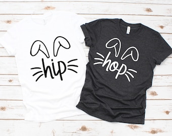 Hip Hop Easter Bunny Shirt, Matching Family Easter T-Shirt