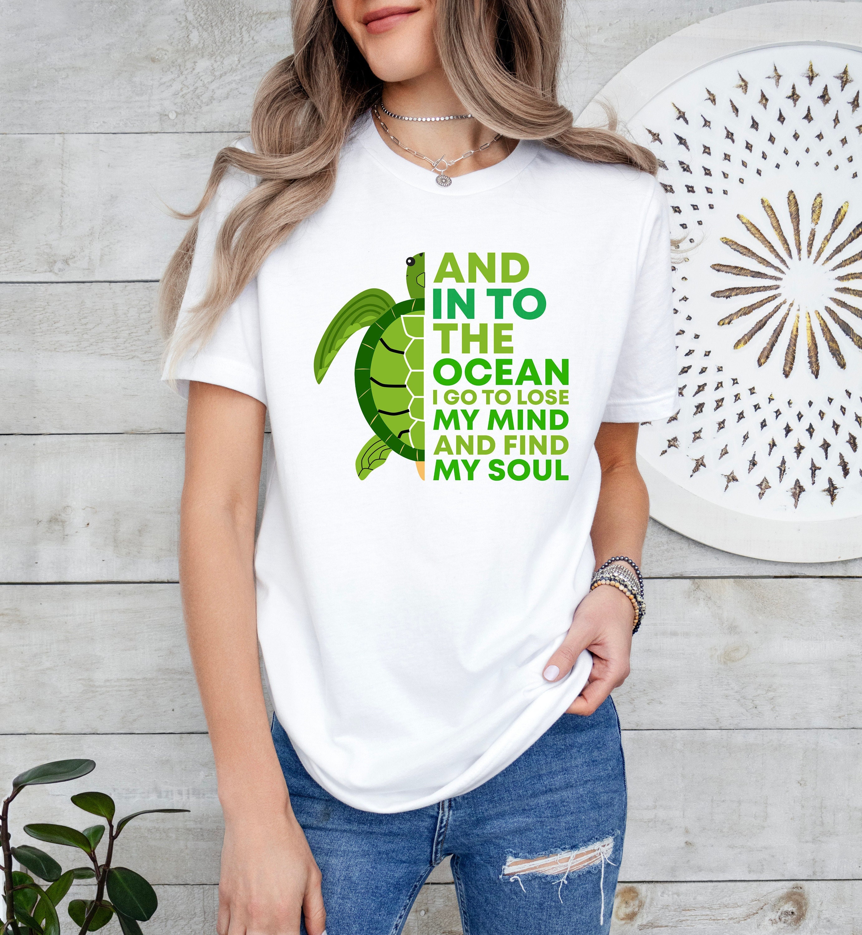 Womens Ocean I Go To Lose My Mind And Find My Soul Tshirt Womens Ocean I Go To Lose My Mind And Find My Soul Tshirt