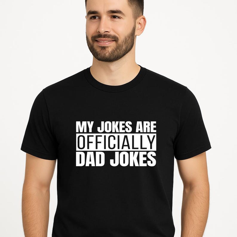 Dad Jokes Shirt - Casual Funny Tee for Fathers Bild 1