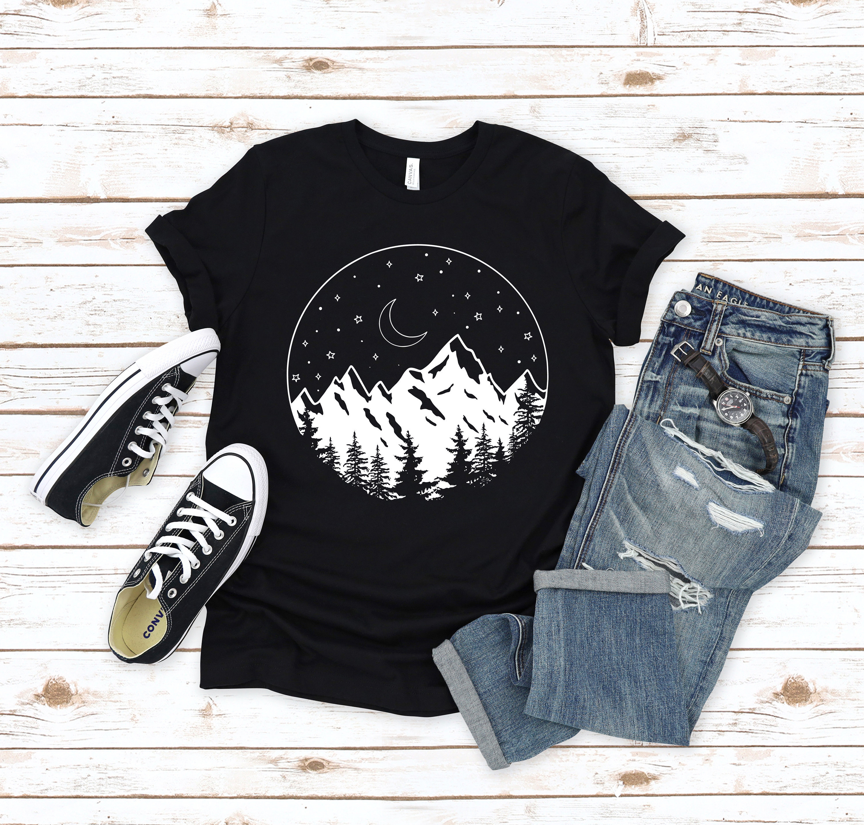 Night Sky T Shirt - Etsy