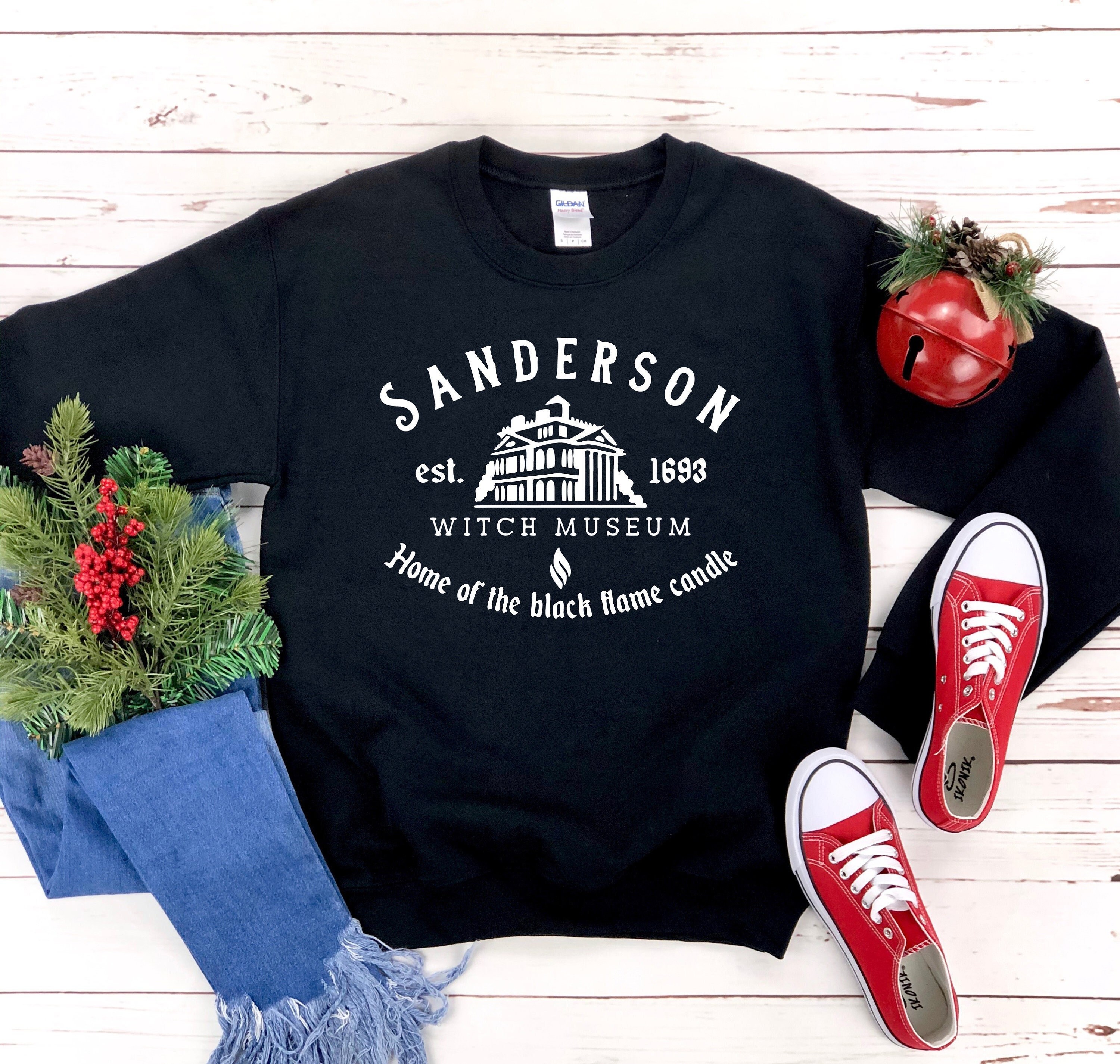 Sanderson Witch Museum Sweatshirt Black 