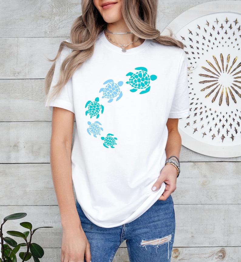 Sea Turtle Shirt, Turtle Shirt, Summer Vibes Tee, Save the Turtles ...