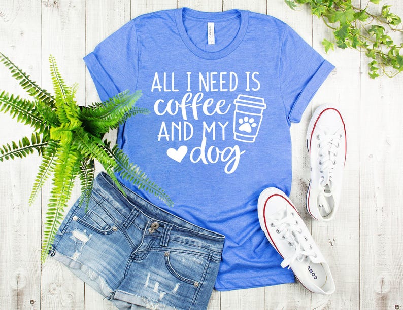 Funny Dog Mom T-Shirt: Coffee Lover Design, Casual Fit image 3