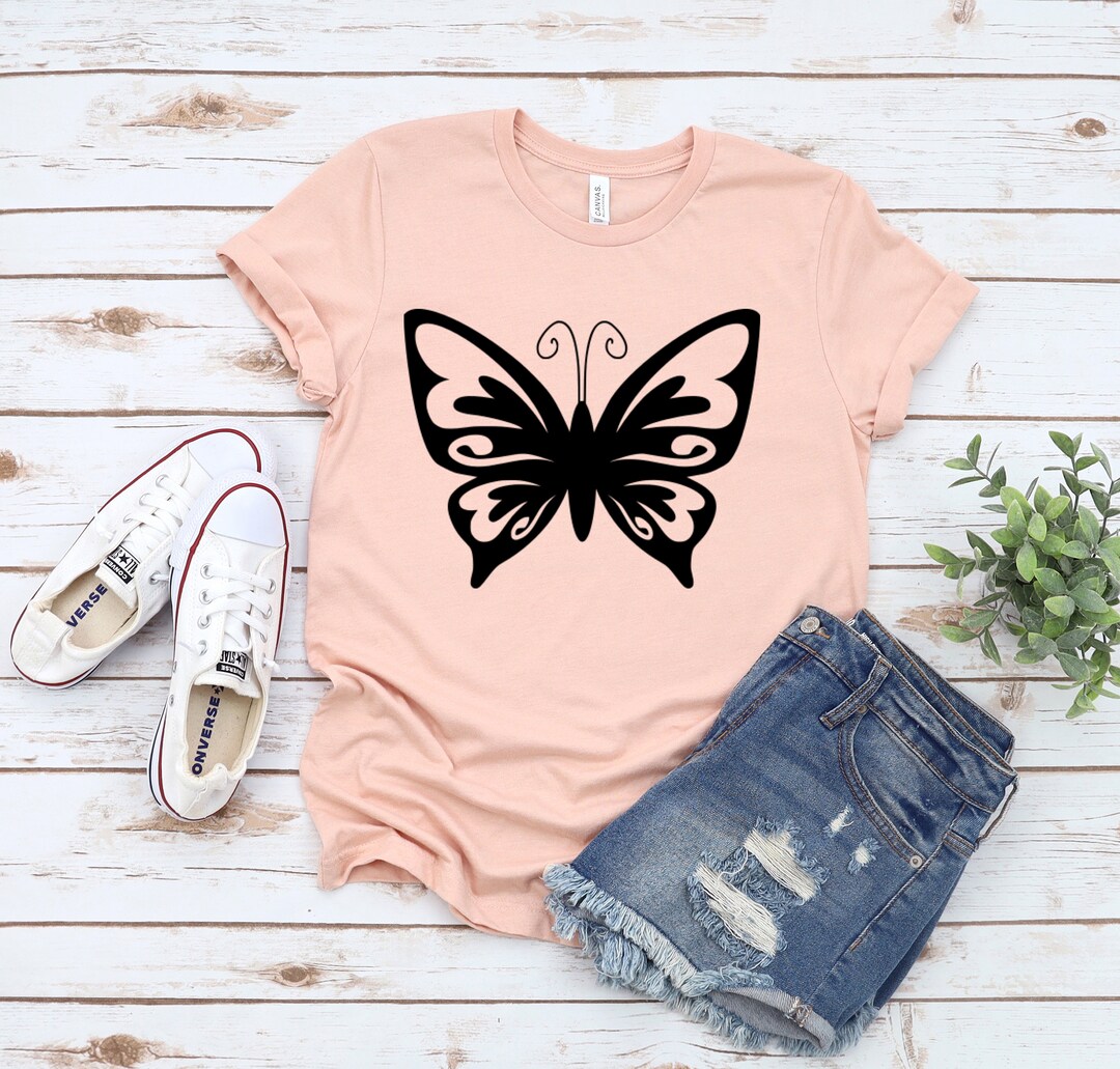 Butterfly Tshirt Butterfly Shirt Butterfly Bifts Butterfly Etsy Canada
