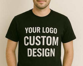 Personalized Text T-Shirt: Custom Logo & Name, Cotton Tee