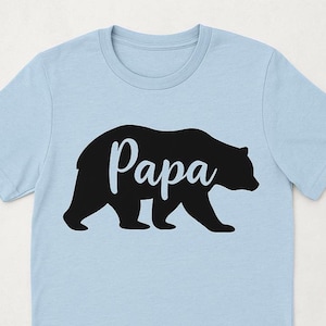 T-shirt papa ours, cadeau fête des pères, chemise papa ours, t-shirt papa drôle, cadeau nouveau papa, chemise famille ours, chemise papa ours t-shirt unisexe