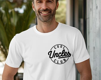 Uncles Club T-Shirt: Proud Uncle Badge Design