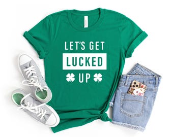 St. Patrick's Day Shirt: Lucky Drinking Tee - Unisex Fit
