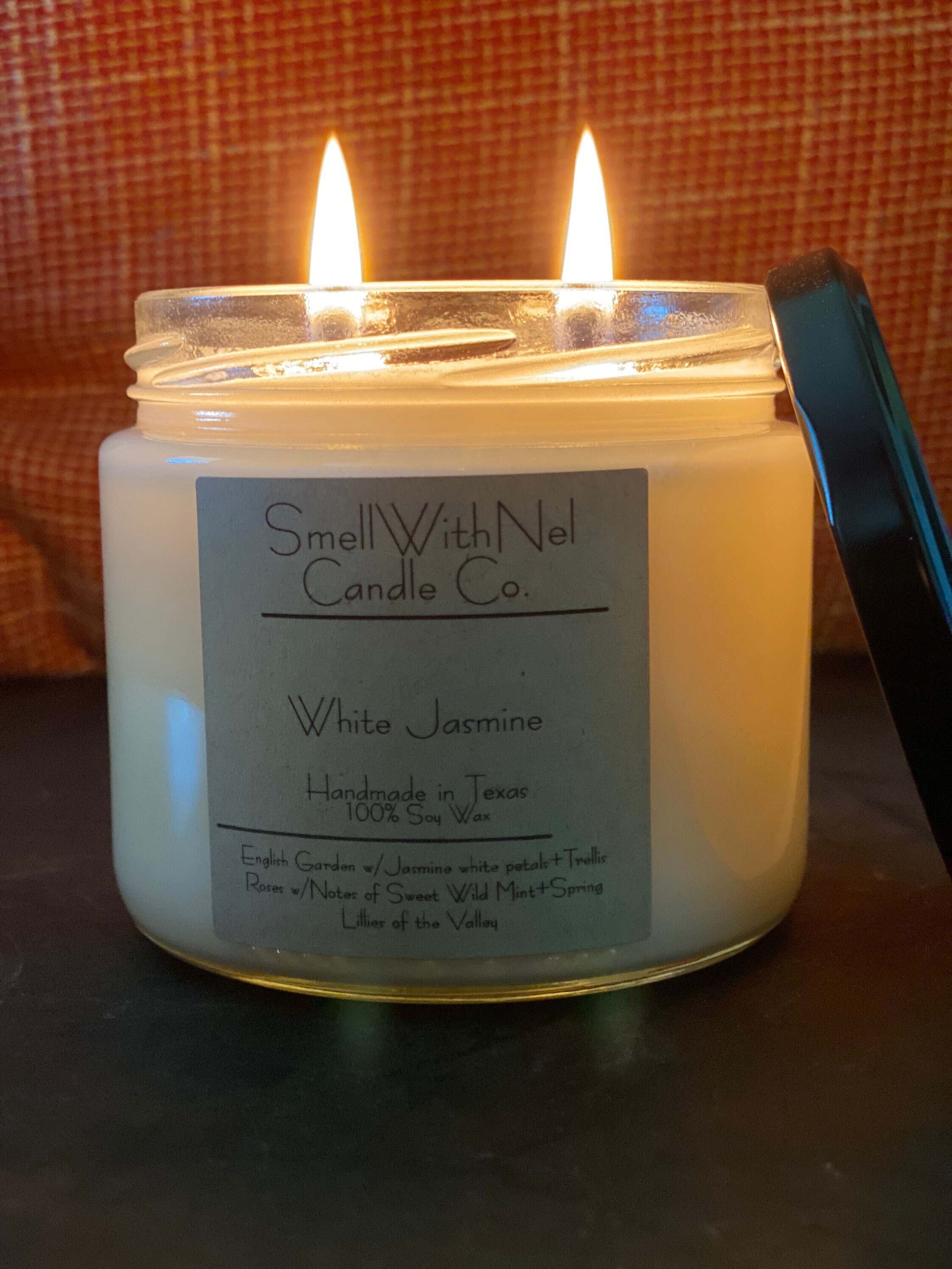 Hemp Wick Soy Wax Candle Etsy