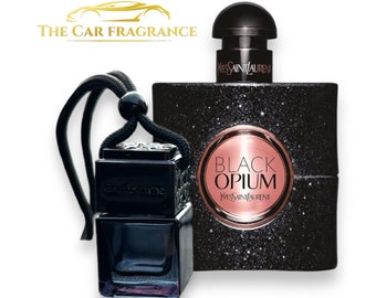 Désodorisant Black Opium pour voitures de luxe, noir