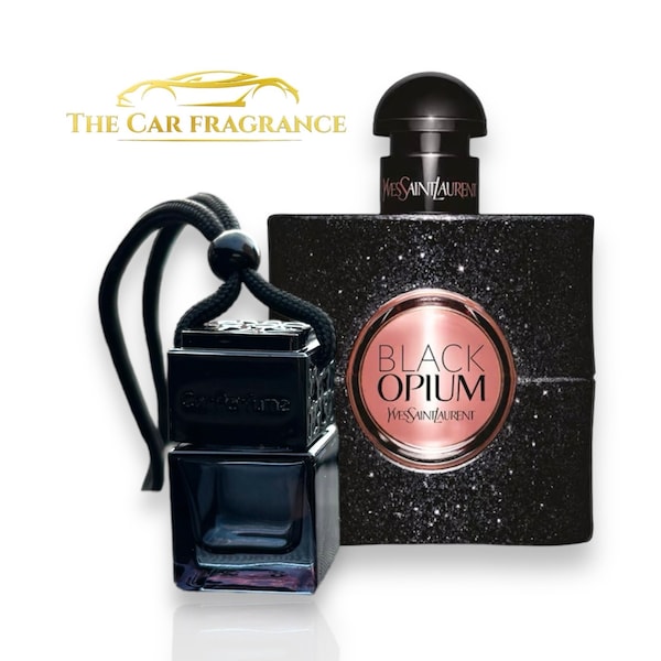 Désodorisant Black Opium pour voitures de luxe, noir