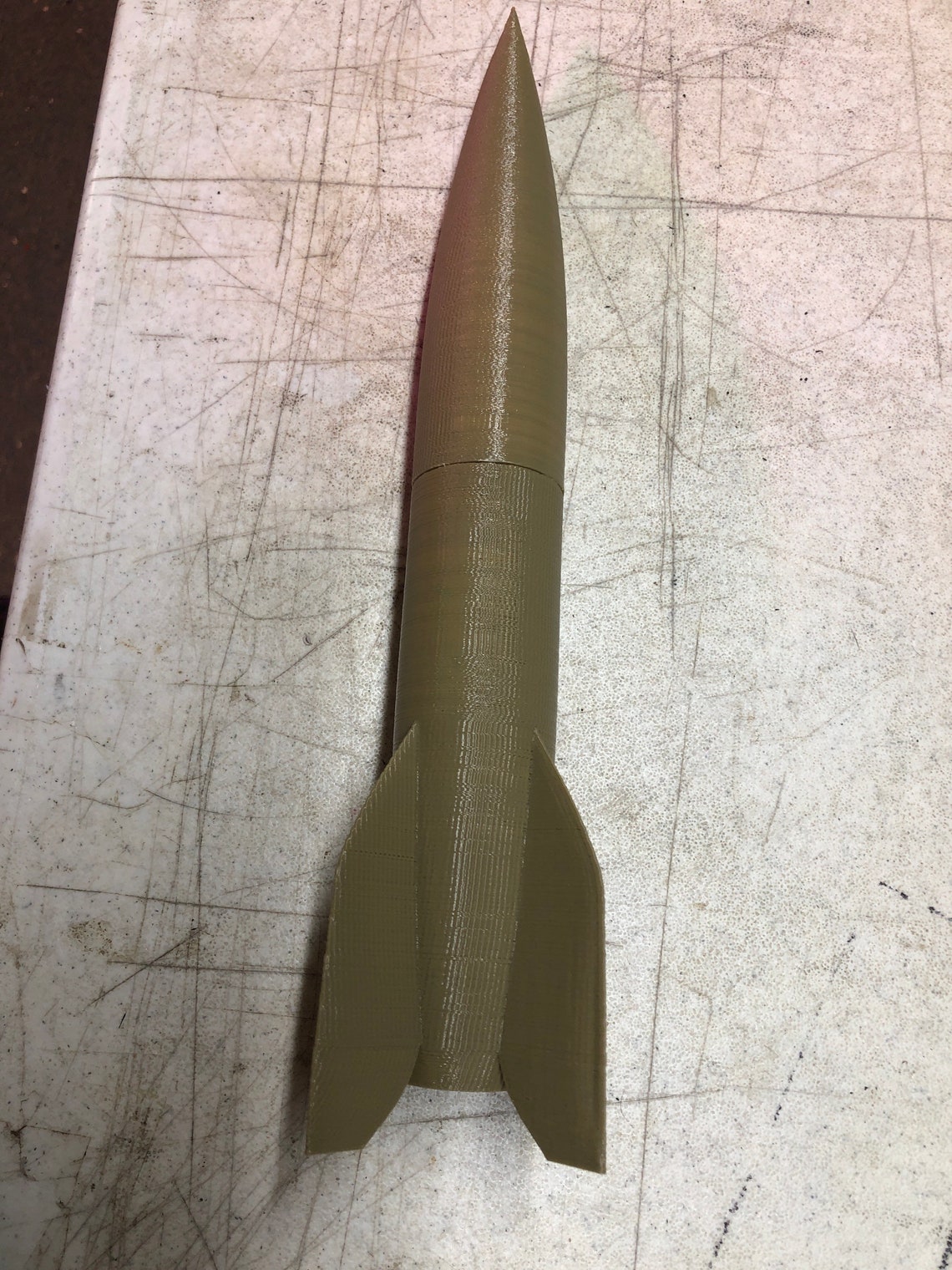 V2 scale model rocket over 12 tall 3d printed in Ohio Etsy