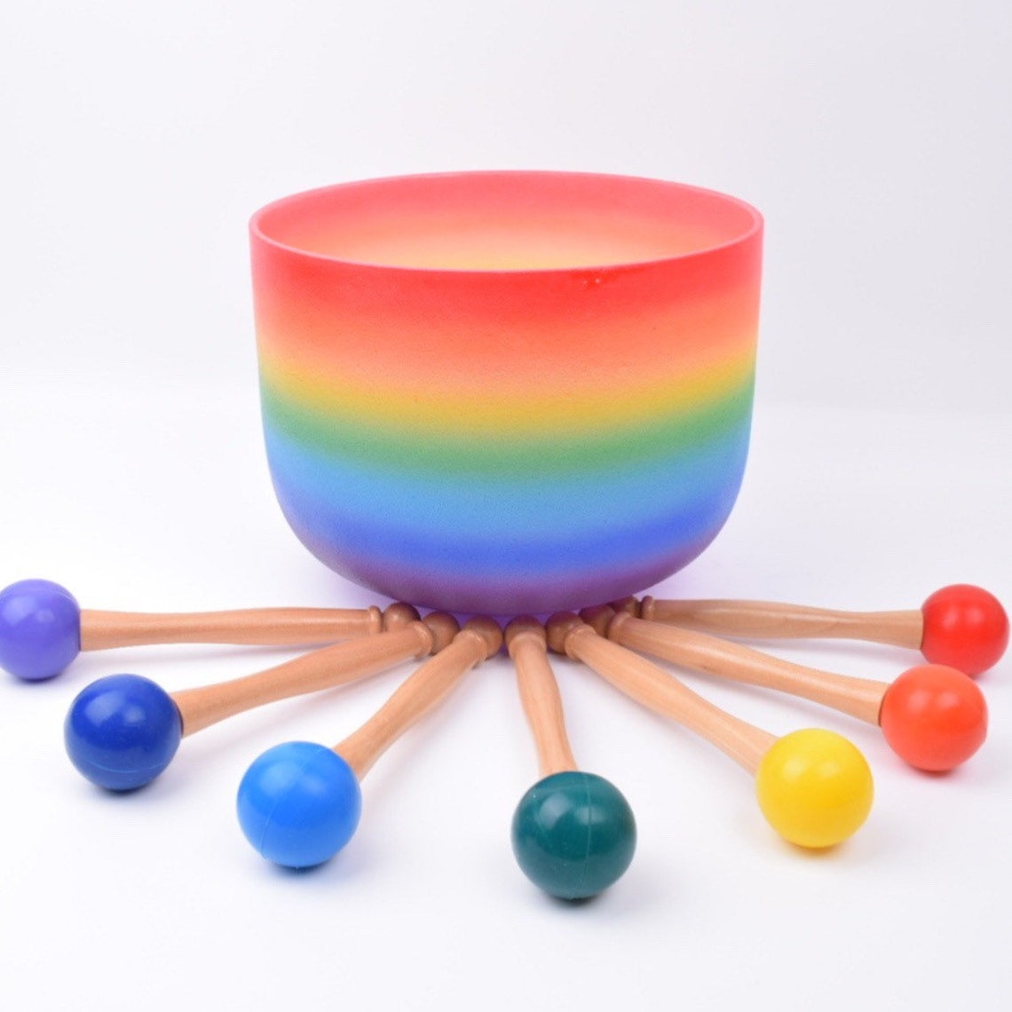 RAINBOW OF DREAMS Crystal Singing Bowl all Chakra Crown Etsy