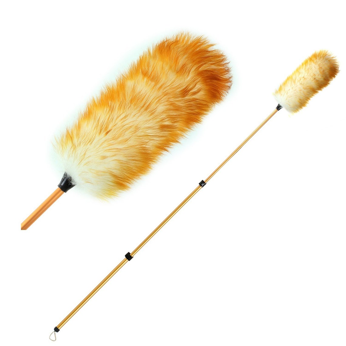 Extendable Duster With Telescoping Pole Anti Static Wool Etsy UK