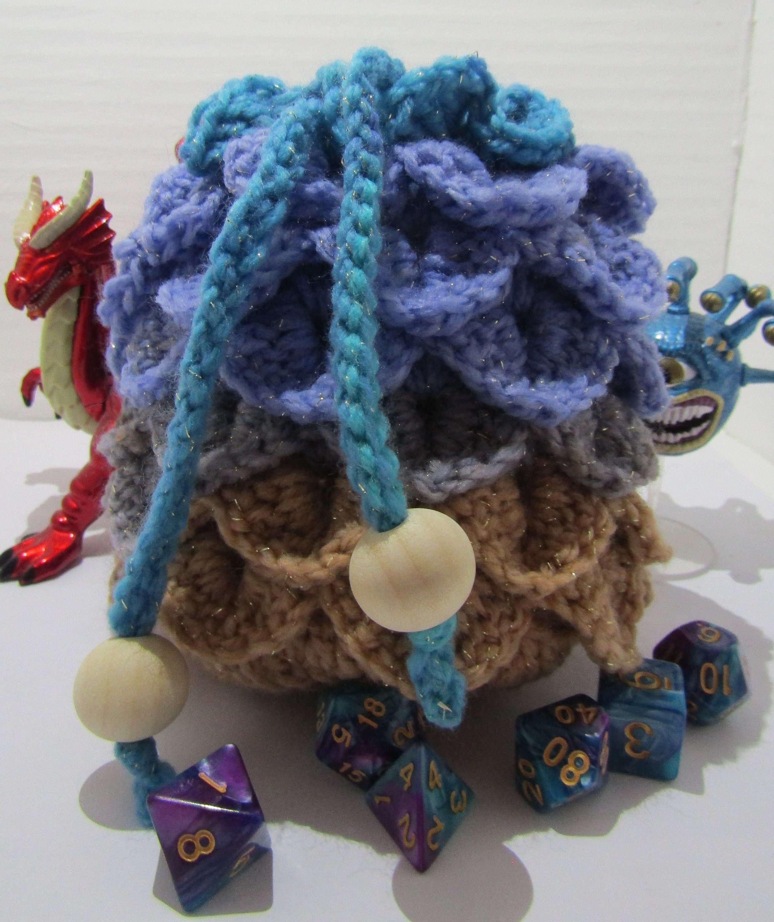 Dragon Egg Dice Bag Handmade Crochet Etsy
